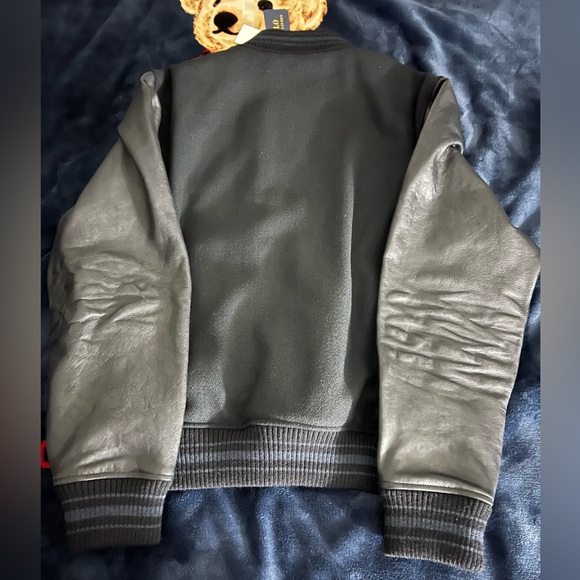 NWT Polo Ralph Lauren Iconic Letterman Jacket XL Wool & Leather - Picture 4 of 8